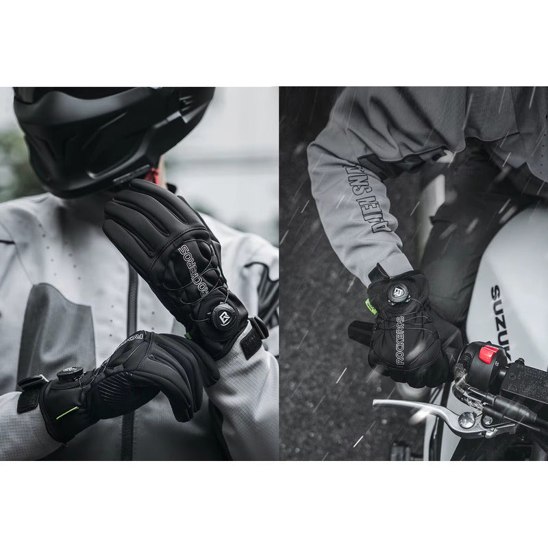 Guantes Bicicleta Rockbros Boa Tactil Termico Invierno Frio Mi tienda-Repuesto-de-bicicleta