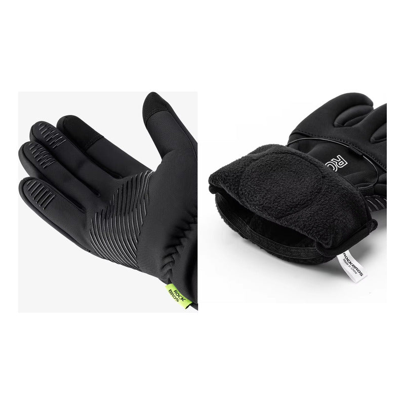 Guantes Bicicleta Rockbros Boa Tactil Termico Invierno Frio Mi tienda-Repuesto-de-bicicleta