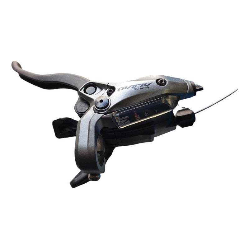 Set Frenos Hidráulico Shimano Alivio M4050 Con Manillas 3x9v