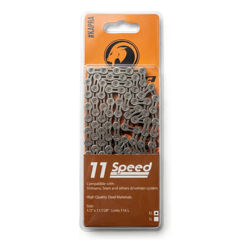 Cadena Bicicleta 11v Kapra 1x11 Compatible Sram Shimano