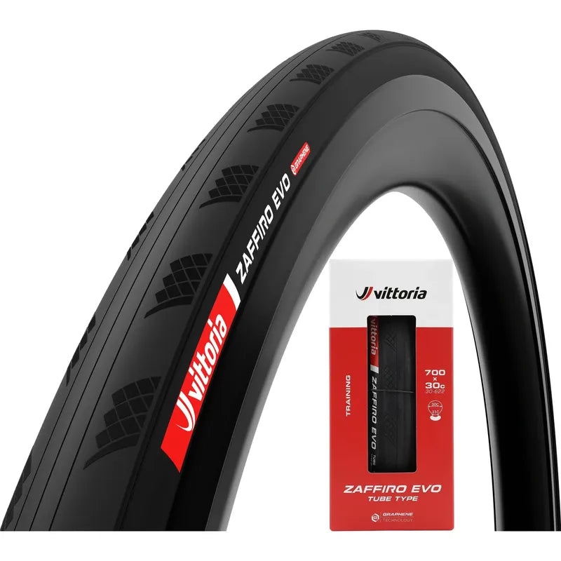 Neumatico 700x30c Vittoria Zaffiro Evo V Graphene 2.0 Ruta Negro