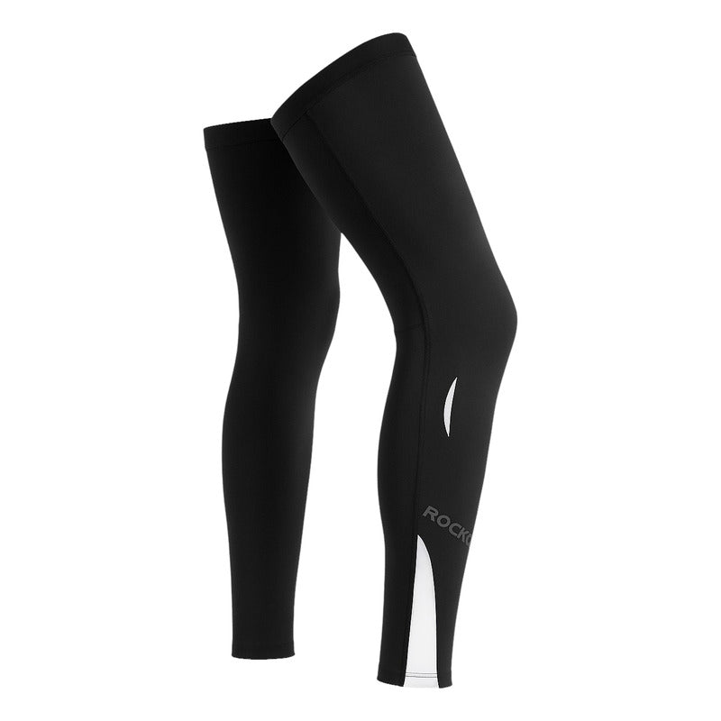 Pierneras Manga Pierna Ciclismo Deporte Reflectante Rockbros - Negro / L