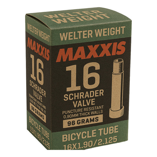 Camara Maxxis Aro 16 1.90/2.125 Valvula Auto Schrader Mi tienda-Repuesto-de-bicicleta