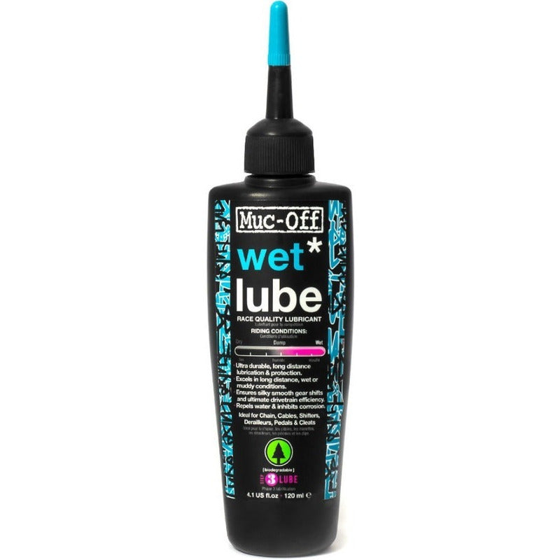 Aceite Lubricante Bicicleta Muc-off Wet Lube Humedo 120ml Mi tienda-Repuesto-de-bicicleta