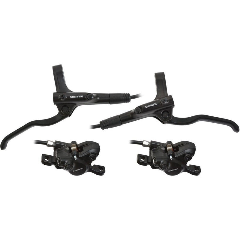 Par Frenos Hidraulicos Shimano Mt200 Delantero Trasero Mtb Mi tienda-Repuesto-de-bicicleta