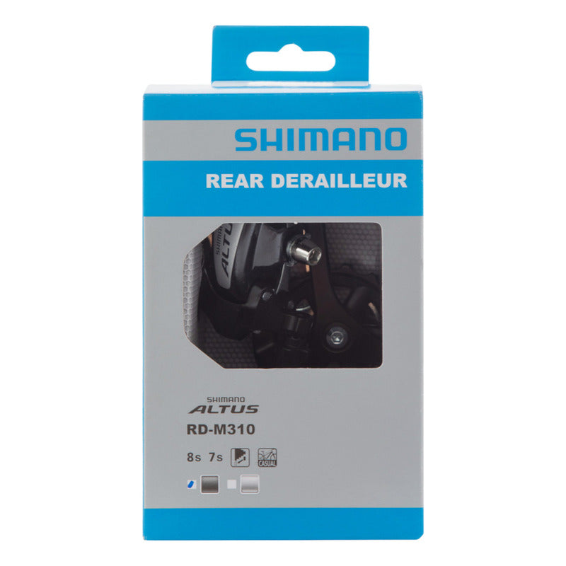 Pata Cambio Trasero Shimano Altus Rd-m310 6/7/8 Velocidades Negro