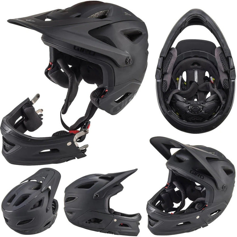 Casco Bicicleta Giro Switchblade Mips Negro Mtb Enduro Dh Mi tienda-Repuesto-de-bicicleta