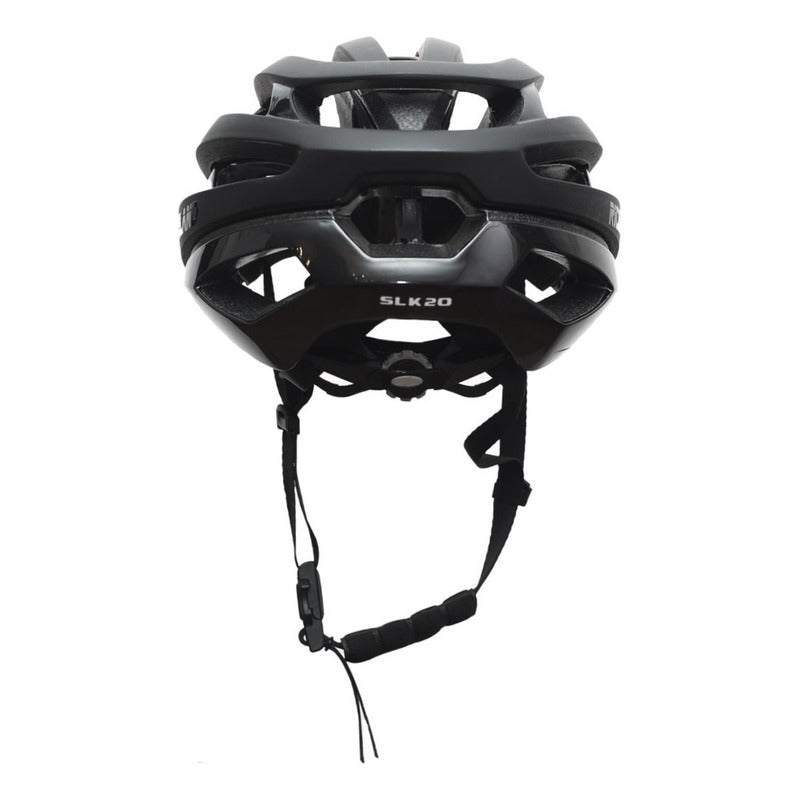 Casco Bicicleta Certificado Rideland Slk20 Black Mtb Ruta - Negro - M / L 58-61cm