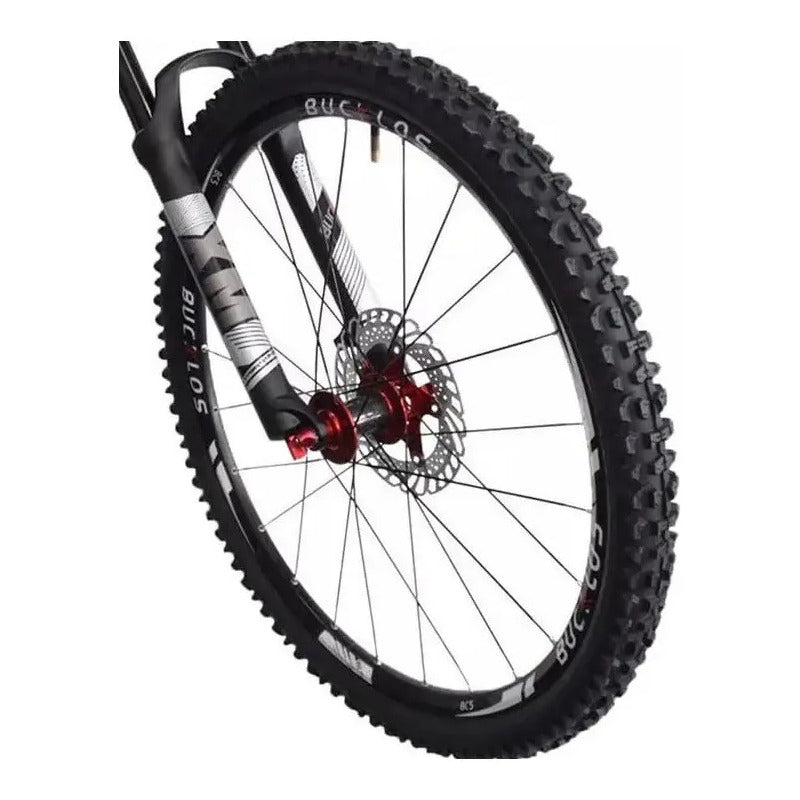 Pack 2 Neumaticos Bicicleta Aro 24 X 2.125 Buffalo Rocky Mtb Negro