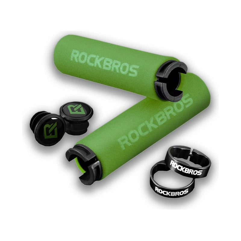 Puños Bicicleta Rockbros Empuñadura Lock Grips Mtb Colores Mi tienda-Repuesto-de-bicicleta