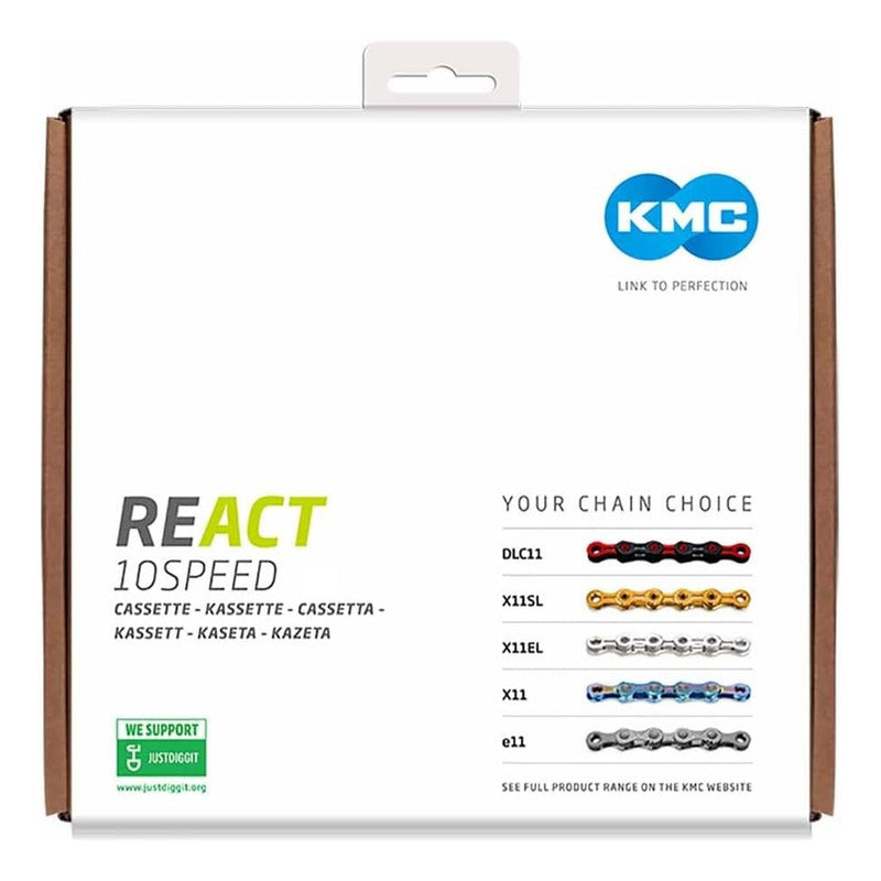 Piñon Cassette Kmc React 10v 11-50t Nucleo Shimano Hg 1x10 Mi tienda-Repuesto-de-bicicleta