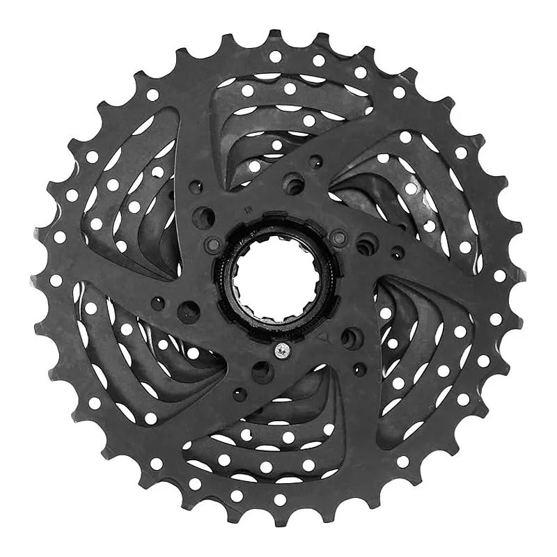 Piñon Cassette Sunrace 9v 11-36t Para Nucleo Hg Shimano Negro 11 36