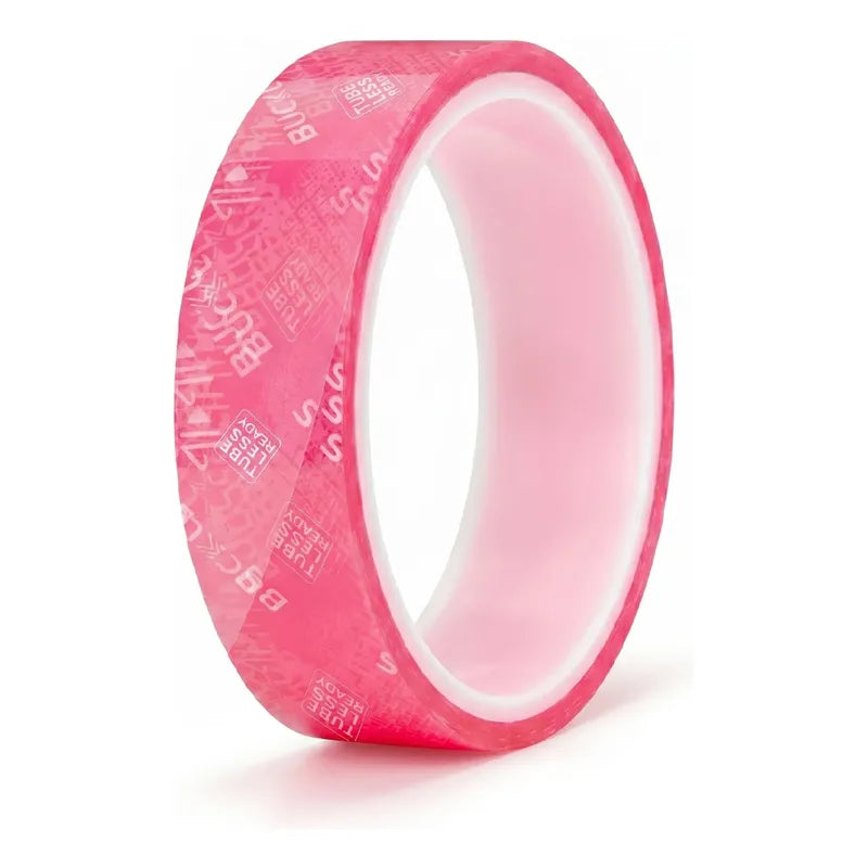 Cinta Tubeless Tubular Bicicleta Ozono 25mm Ancho 10 Metros Rosa