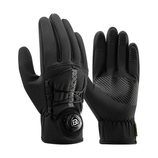 Guantes Bicicleta Rockbros Boa Tactil Termico Invierno Frio Mi tienda-Repuesto-de-bicicleta