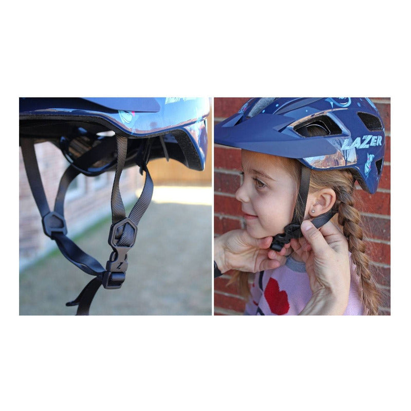Casco Bicicleta Lazer Gekko Niños Infantil Certificado Mi tienda-Repuesto-de-bicicleta