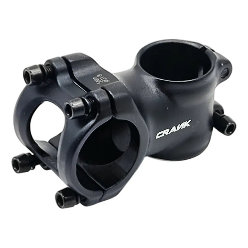 Tee Potencia Bicicleta Crank 28.6mm X 31.8mm 6° Aluminio Cnc Negro 5 Cm