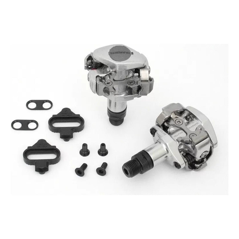 Pedal Anclaje Automaticos Spd Shimano Pd-m505-s Silver Mtb Mi tienda-Repuesto-de-bicicleta