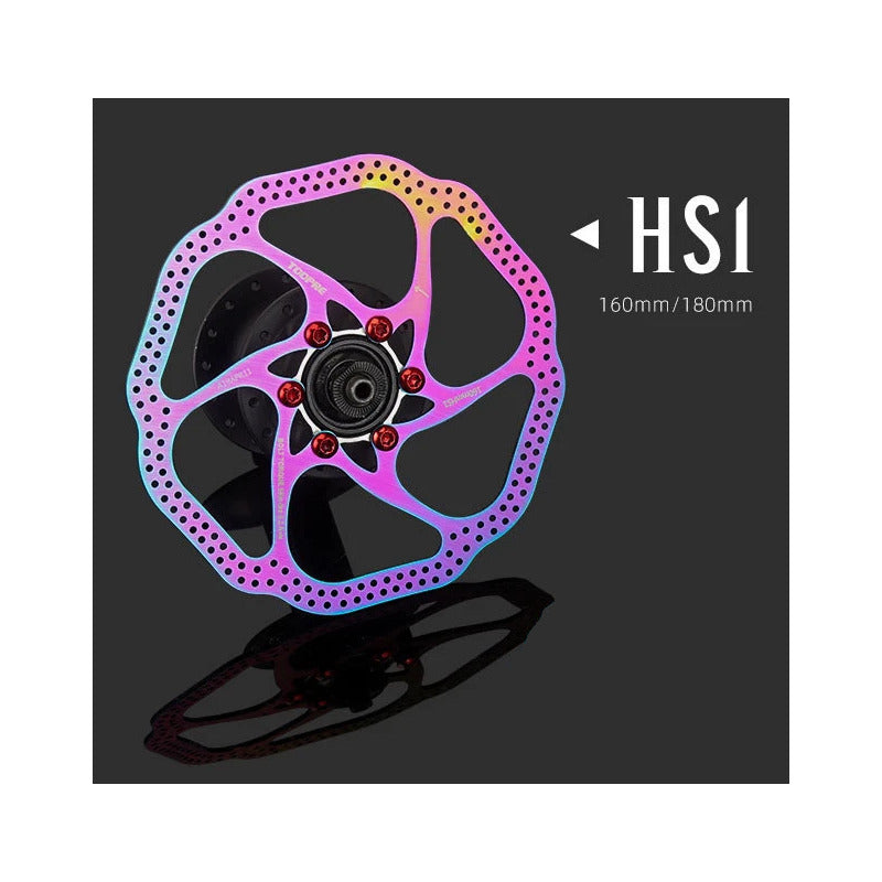 Disco Rotor De Freno 160mm 6 Pernos Tornasol Multicolor Mi tienda-Repuesto-de-bicicleta
