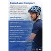 Casco Bicicleta Certificado Lazer Compact Steel Gray Mtb Gris Acero Talla Única 54 - 61