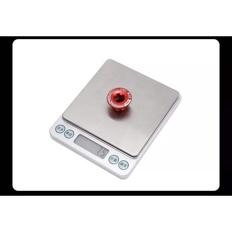 Tapa Perno Aprieta Bielas Volante M18 M20 Full Cnc Colores Mi tienda-Repuesto-de-bicicleta