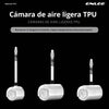 Camara Bicicleta Tpu Aro 700 30/50c Presta 65mm Ligera 45grs Presta Blanco
