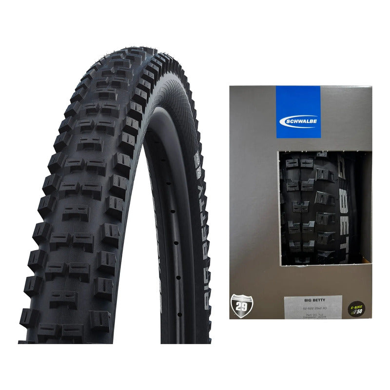 Neumatico 29 X 2.40 Schwalbe Big Betty Dd Raceguard Tubeless Negro