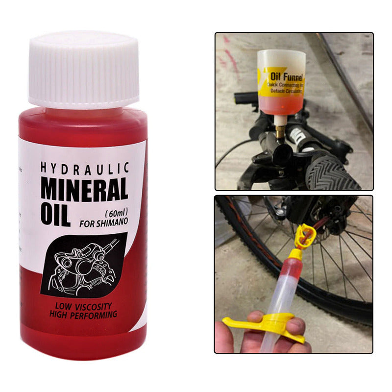 Kit Completo Sangrado Frenos Universal Con Aceite Mineral Mi tienda-Repuesto-de-bicicleta