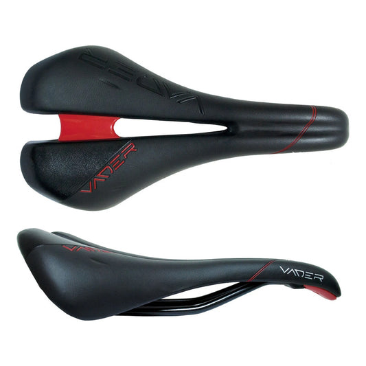 Sillin Asiento Bicicleta Prostatico Ergonomico Vader Negro Ruta - Mtb
