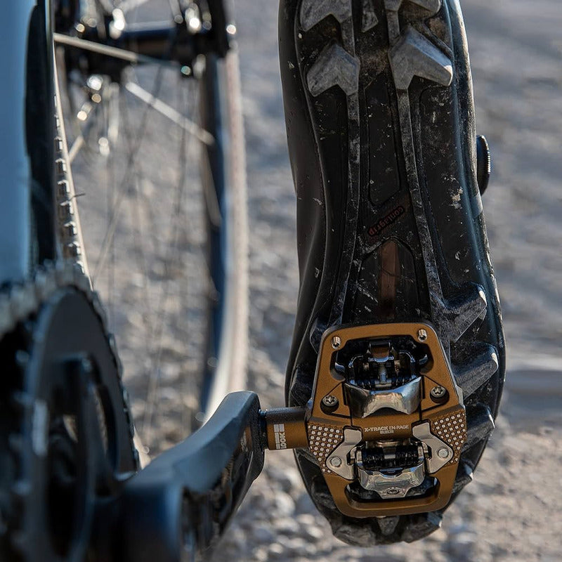 Calas Anclaje Bicicleta Spd Look X-track Original Mtb Gravel Mi tienda-Repuesto-de-bicicleta