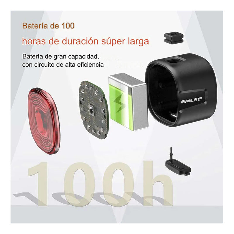 Luz Trasera Led Bicicleta Recargable Usb-c Ip66 Con Sensor Mi tienda-Repuesto-de-bicicleta