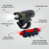 Pack Luz Led Delantera Y Trasera Bicicleta Usb Impermeable