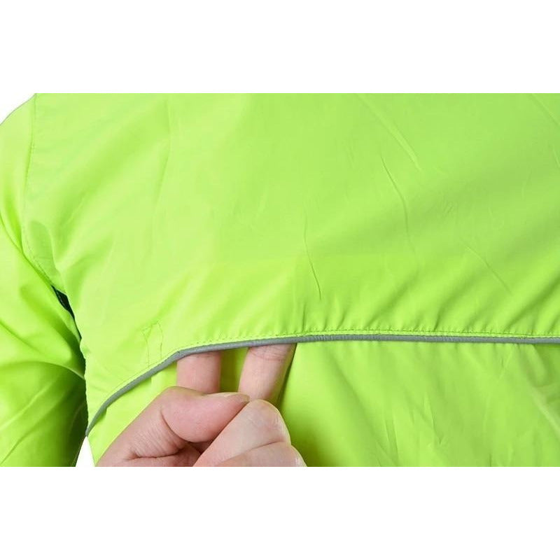 Cortaviento Ciclismo Reflectante Bicicleta Trip Unisex Neon