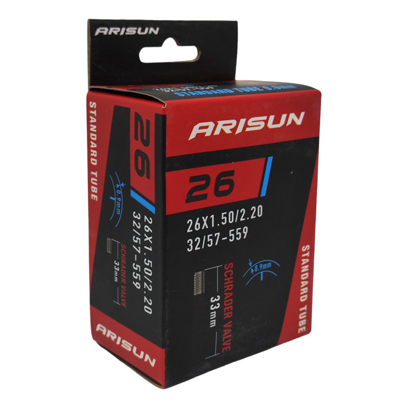 Camara Bicicleta Arisun Aro 26 X 1.50/2.20 Valvula Auto Mi tienda-Repuesto-de-bicicleta