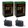Pack 2 Camaras Maxxis Aro 26 X 1.50/2.50 Valvula Auto 48mm Mi tienda-Repuesto-de-bicicleta