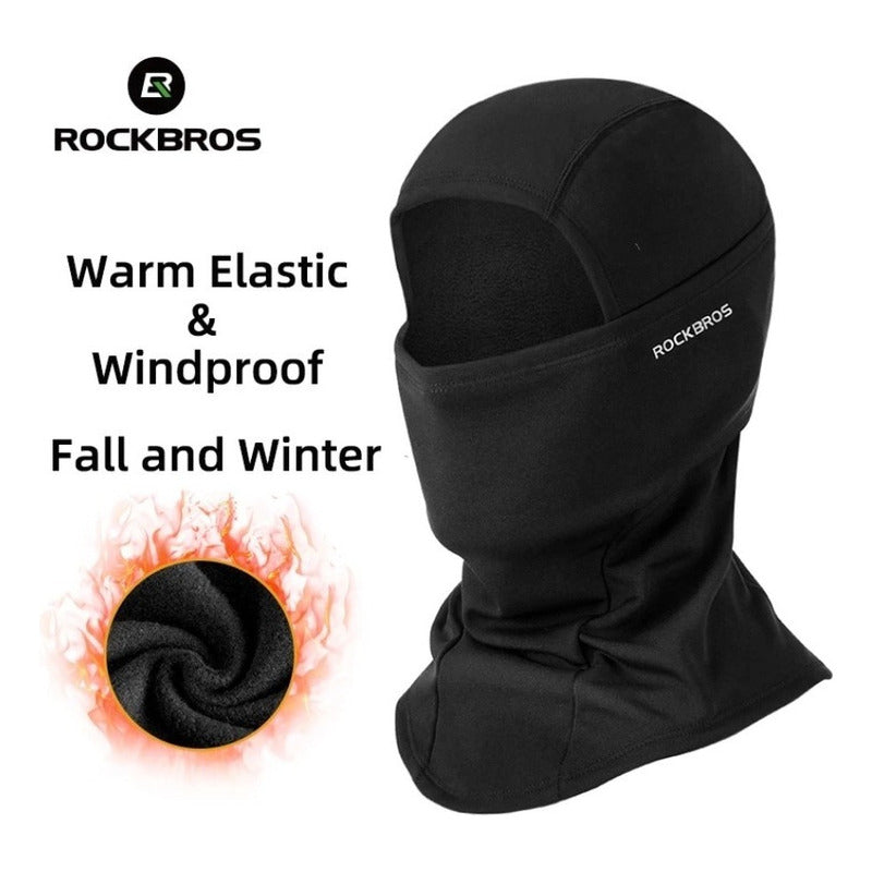 Máscara Balaclava Termica Rockbros Pasamontaña Ciclismo Moto Mi tienda-Repuesto-de-bicicleta