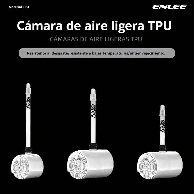 Camara Bicicleta Tpu 29 X 1.95/2.60 Presta 45mm Ligera 62grs Presta Blanco