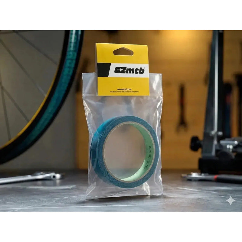 Cinta Tubeless Tubular Ezmtb 25mm Ancho X 10mt Para Mtb