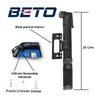 Bombín De Mano Beto Crh-009 80psi Bicicletas Con Soporte Mi tienda-Repuesto-de-bicicleta