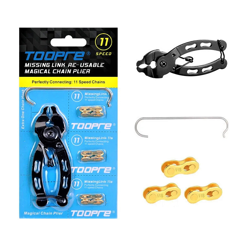 Pack Herramienta Alicate 2en1 Con 3 Eslabones De Cadena 11v - GOLD