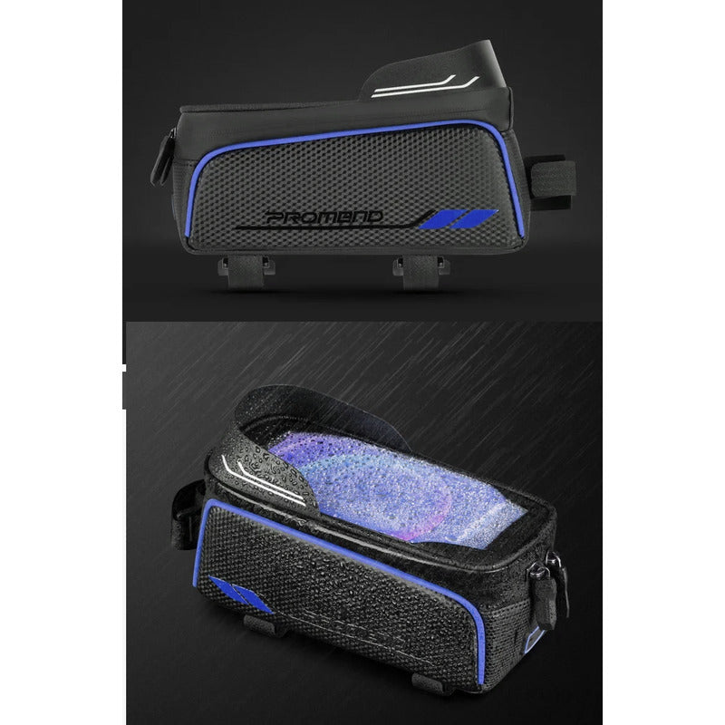 Bolso Delantero Bicicleta Porta Celular Tactil Impermeable Mi tienda-Repuesto-de-bicicleta