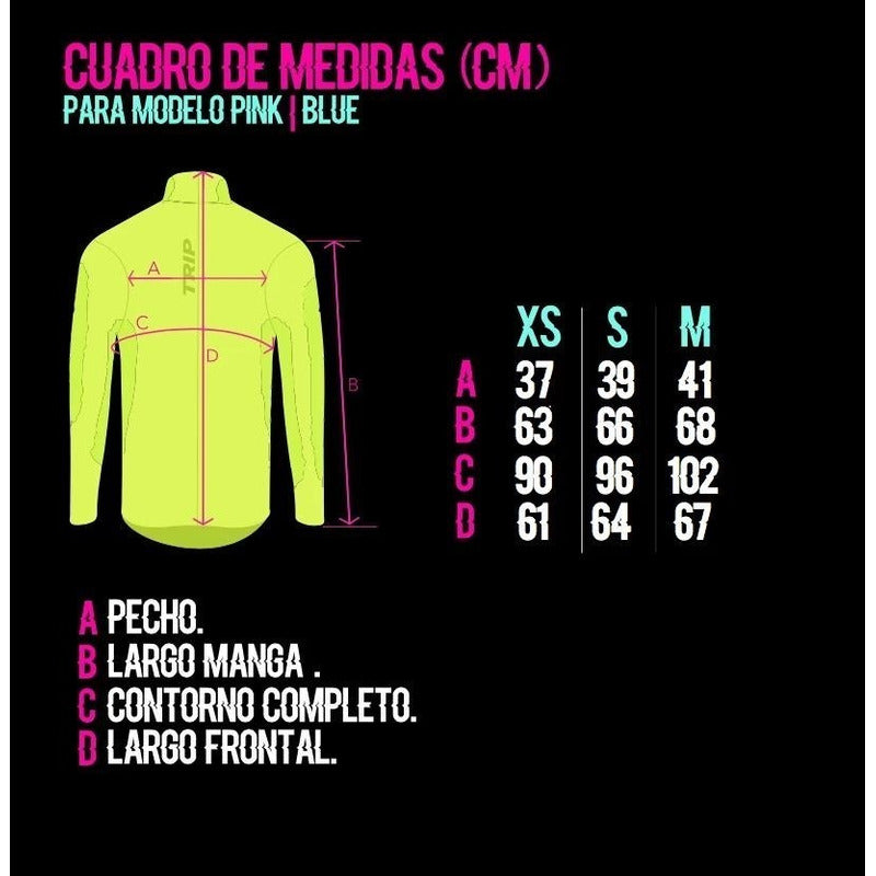 Cortaviento Reflectante Ciclismo Bici Trip Mujer Turquesa