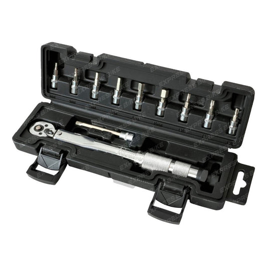 Llave De Torque Torquimetro 1/4 Pulgada 2 A 24nm - 11 Piezas Mi tienda-Repuesto-de-bicicleta