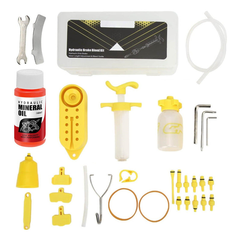 Kit Completo Sangrado Frenos Universal Con Aceite Mineral Mi tienda-Repuesto-de-bicicleta