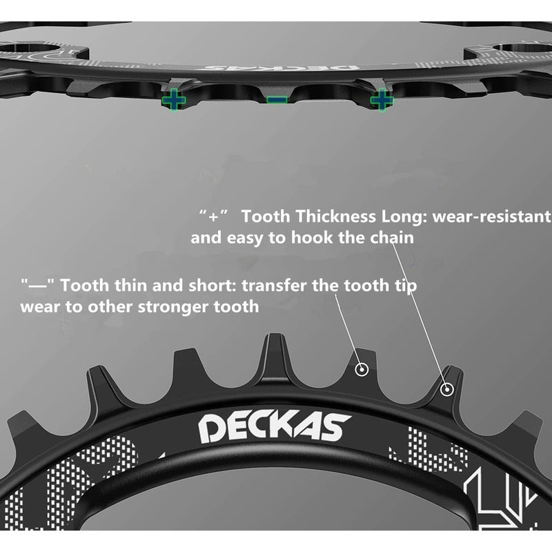Corona Monoplato Narrow Wide Deckas 34t 104bcd Redonda 8-12v Mi tienda-Repuesto-de-bicicleta