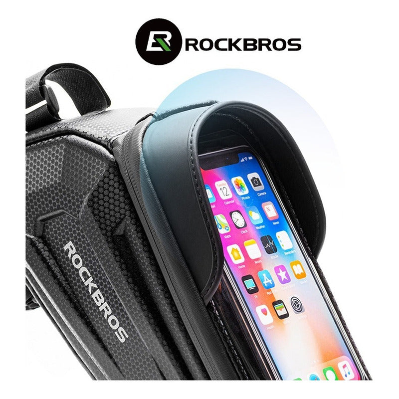 Bolso Bicicleta Porta Celular Impermeable Rockbros