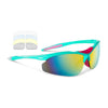 Lentes Gafas Ciclismo Deportivas Certificadas Trip 5 Micas Intercambiables Turquesa