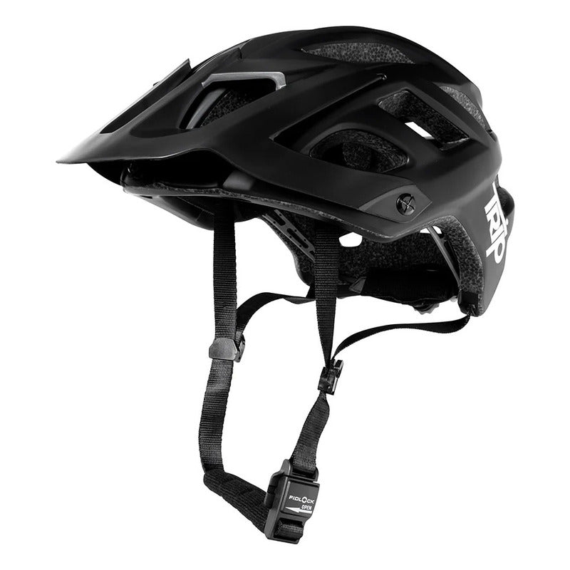 Casco Bicicleta Certificado Trip Enduro Fidlock Unisex Black - Negro / L/XL