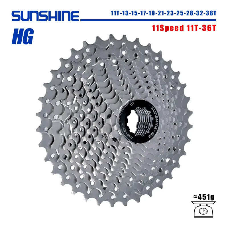 Piñon Cassette 11v 11-36 Para Nucleo Shimano Hg Plateado 11 36