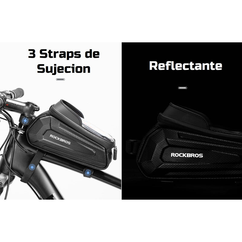 Bolso Bicicleta Porta Celular Impermeable Rockbros