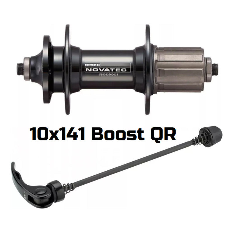 Maza Trasera Novatec D472tsbt 32h 10x141mm Boost Hg 8v A 12v Mi tienda-Repuesto-de-bicicleta